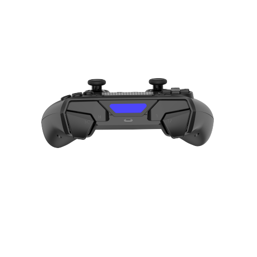 Bluetoote Przezroczysty czarny zdalny bezprzewodowy kontroler PS4